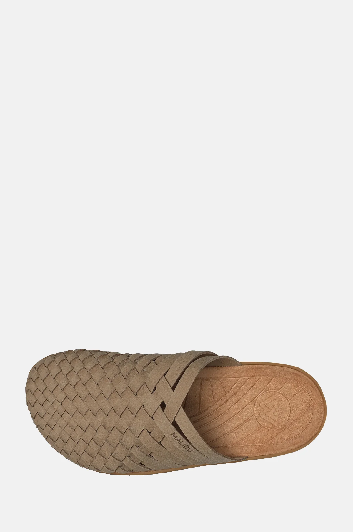 Colony Suede Vegan Leather Taupe/Tan - Image 4
