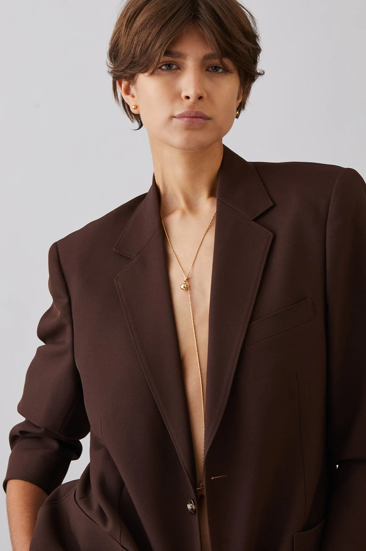 Constance Gold Wrap Chain Necklace - Image 2