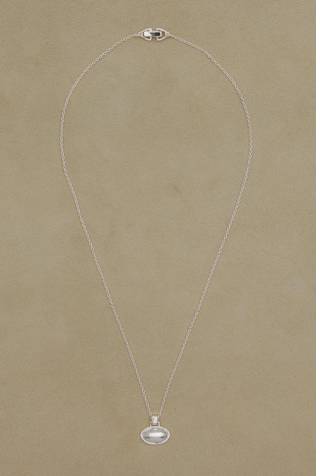 Contour Silver Necklace - Image 5
