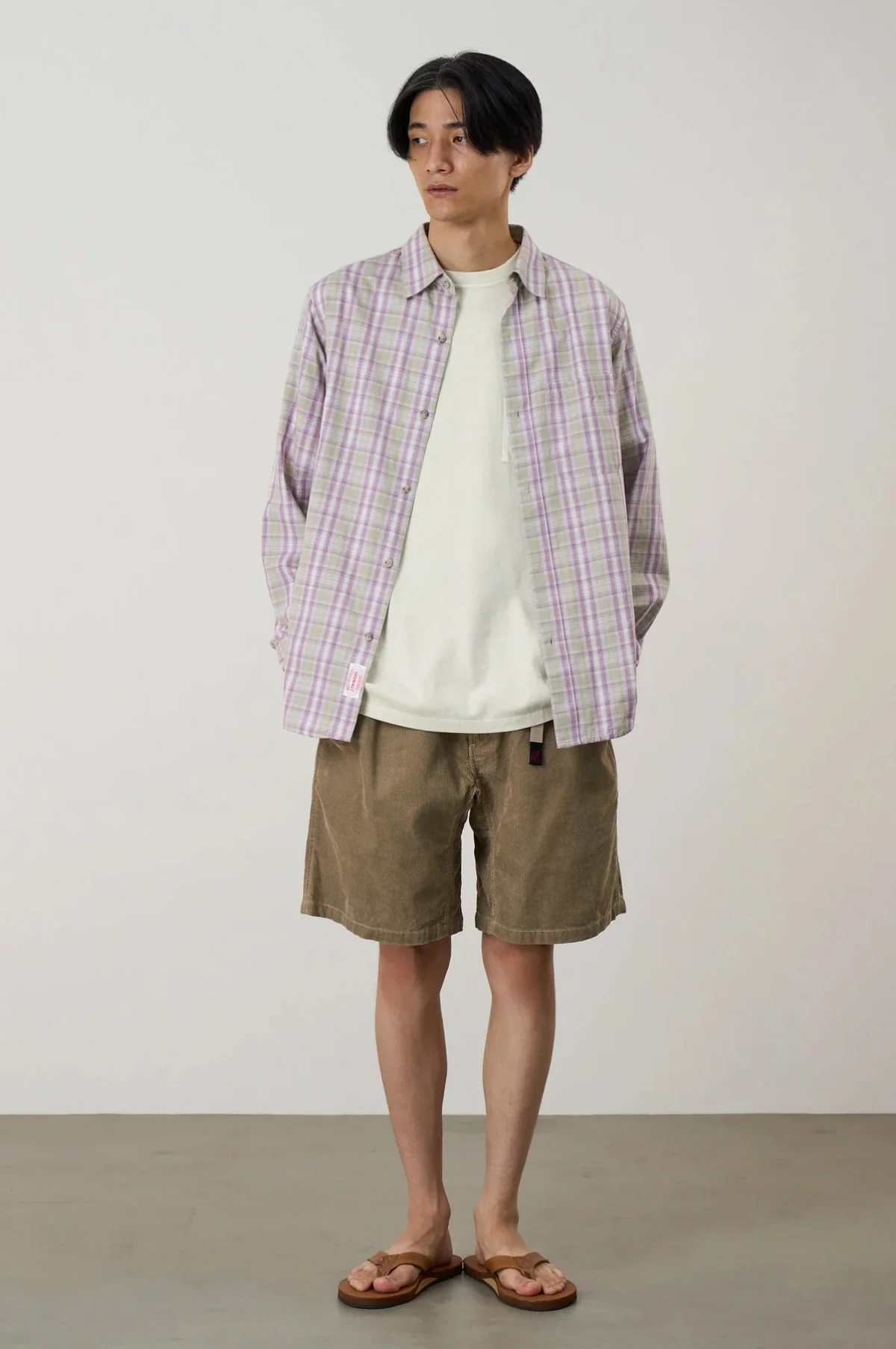 Corduroy G-Short Beige - Image 3