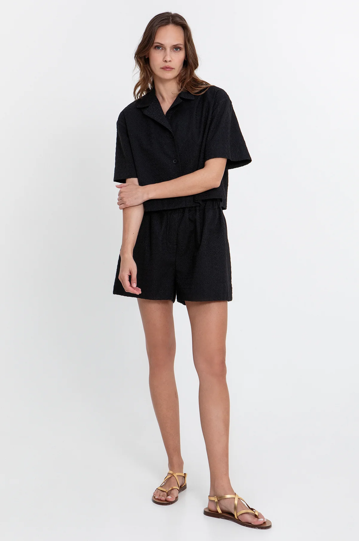 Cross Shorts Black/Black - Image 4