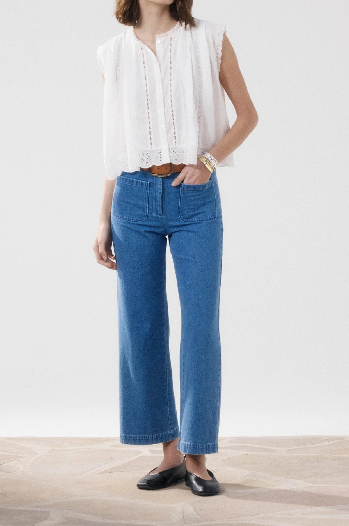 Cybil Shirt Ecru - Image 5