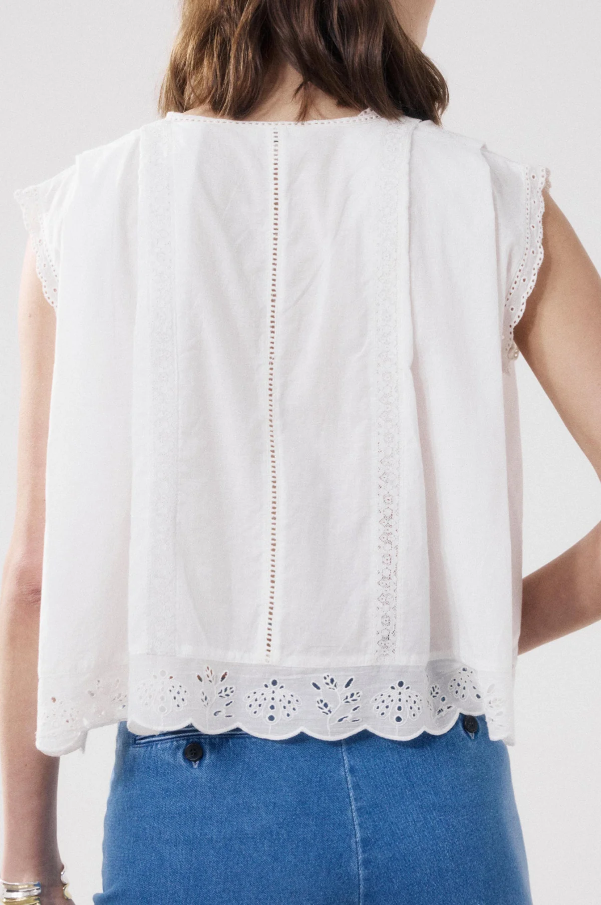 Cybil Shirt Ecru - Image 6