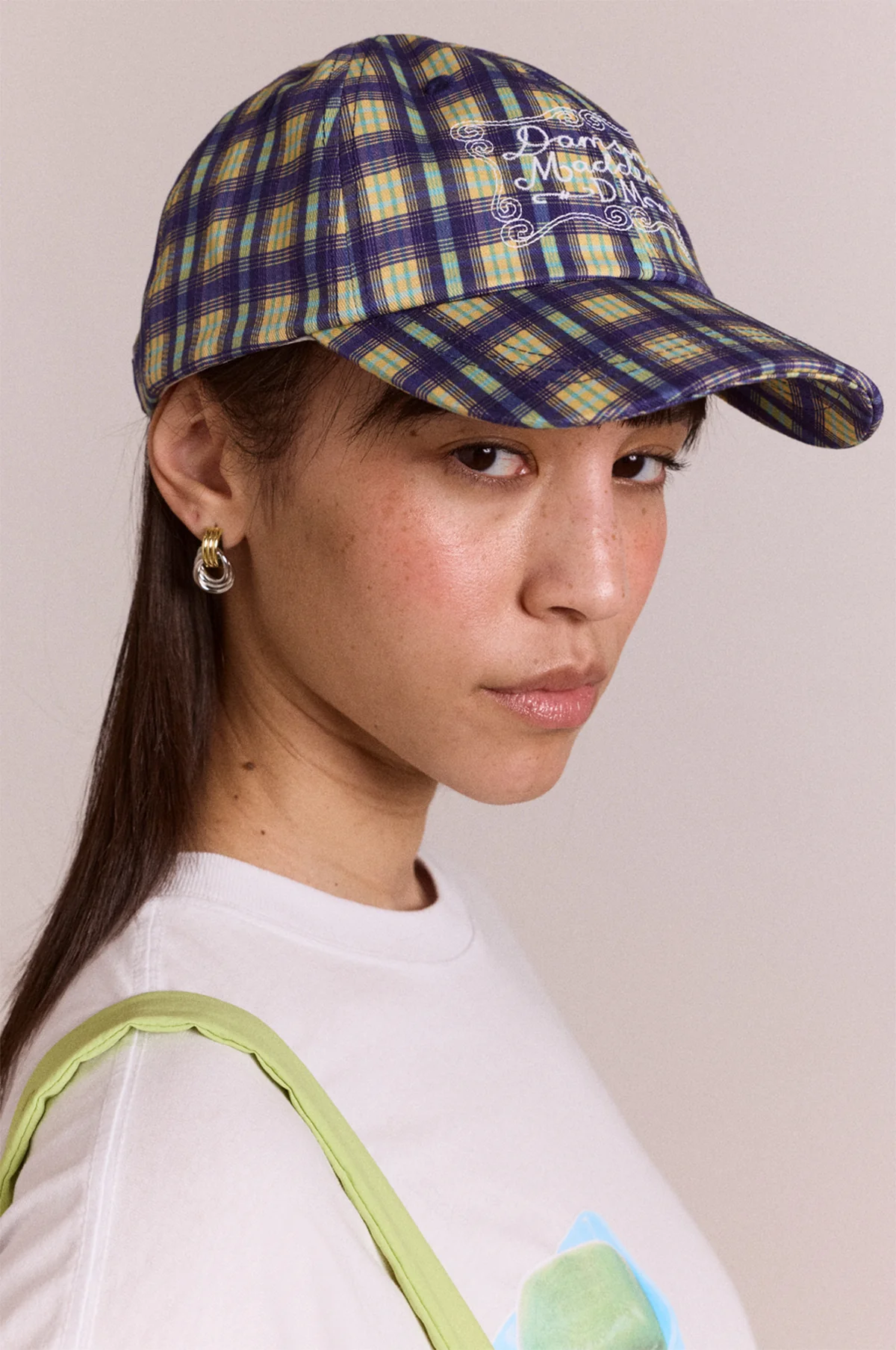 Damson Madder Cap Tomboy Check - Image 2