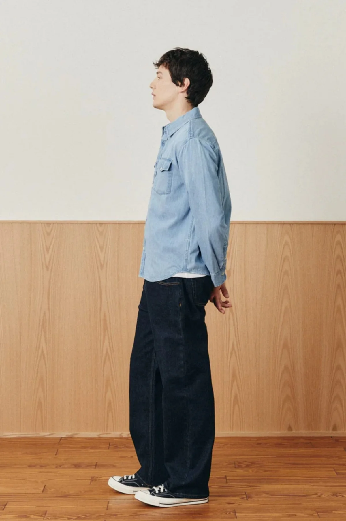 Denim Shirt LS Indigo - Image 4