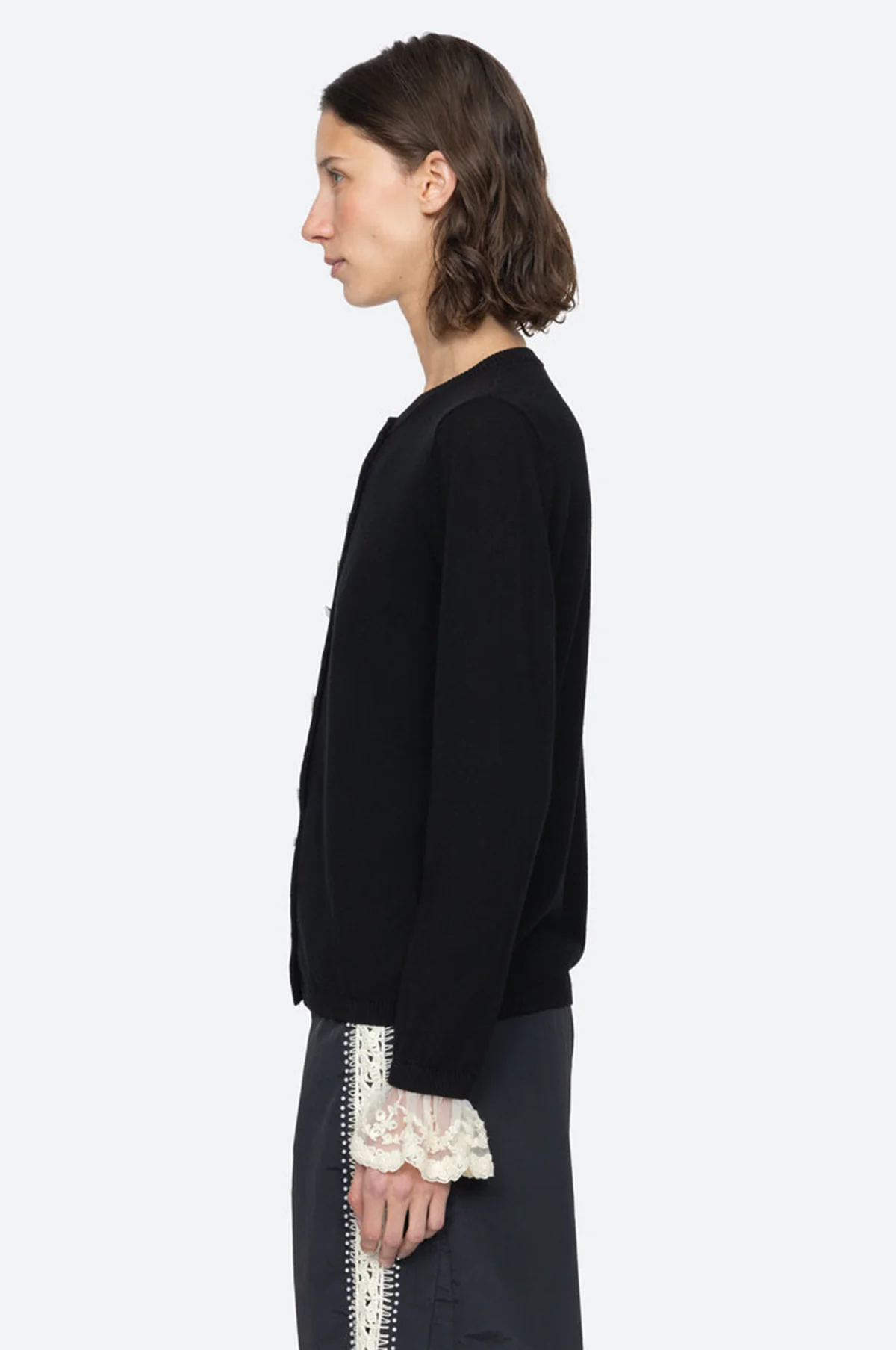 Diane Knit Cardigan Black - Image 6