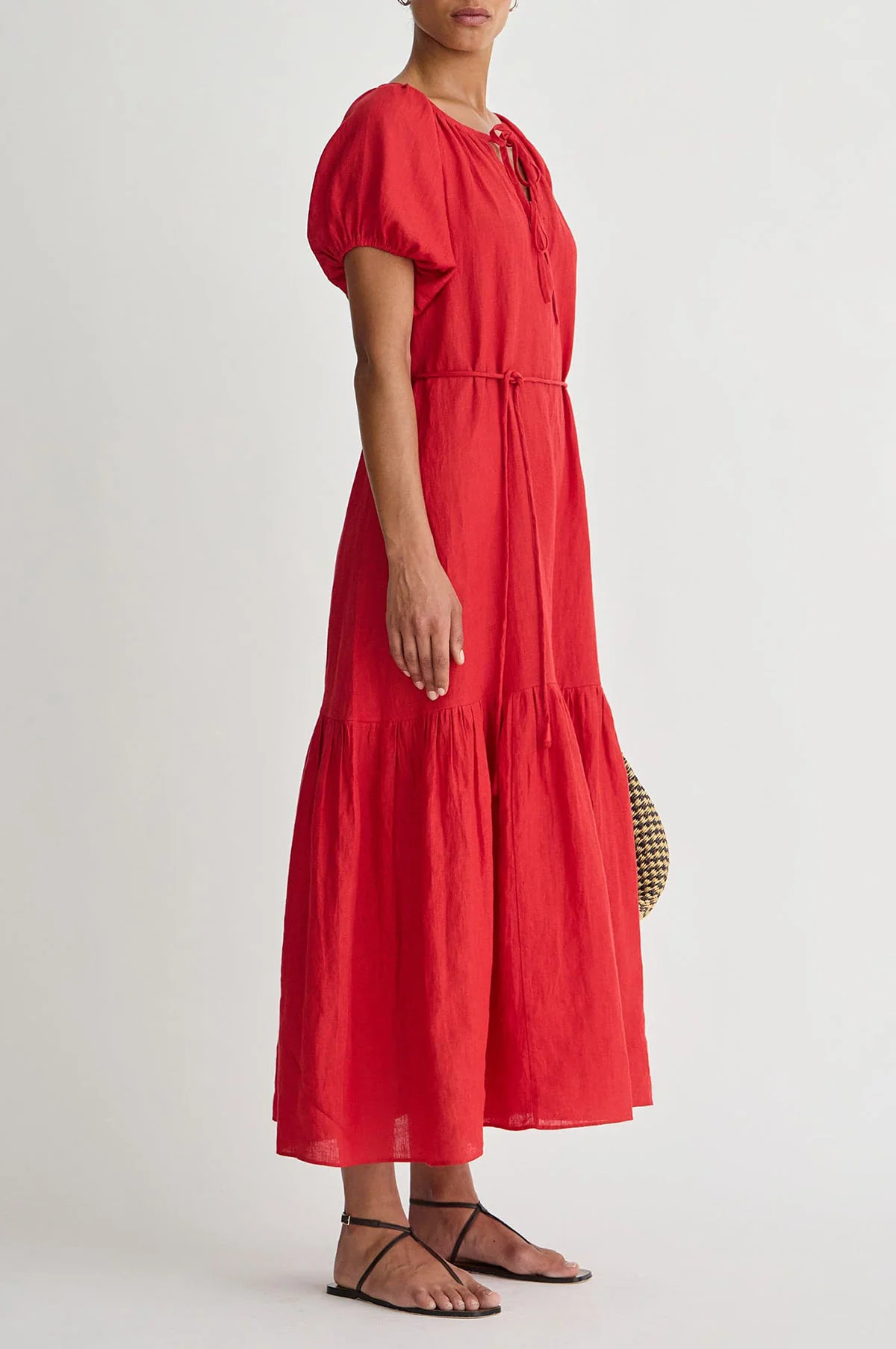 Dita Front Tie Maxi Racing Red - Image 5