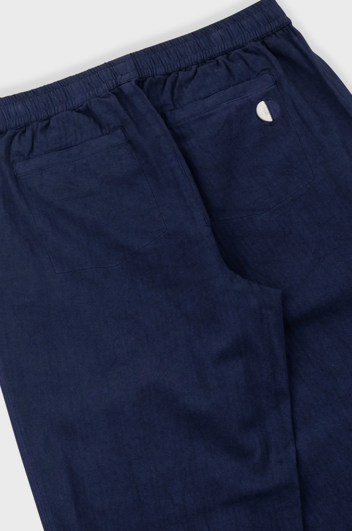 Drawcord Assembly Pant Navy Herringbone - Image 3