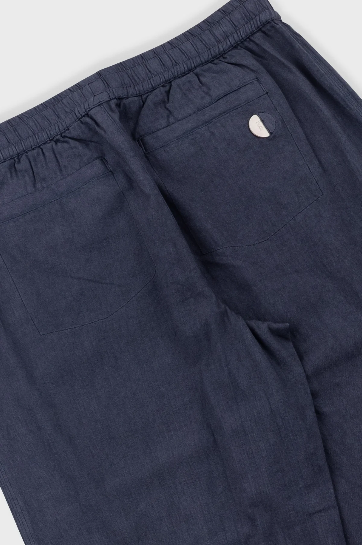 Drawcord Assembly Pant Slate Blue Herringbone - Image 3