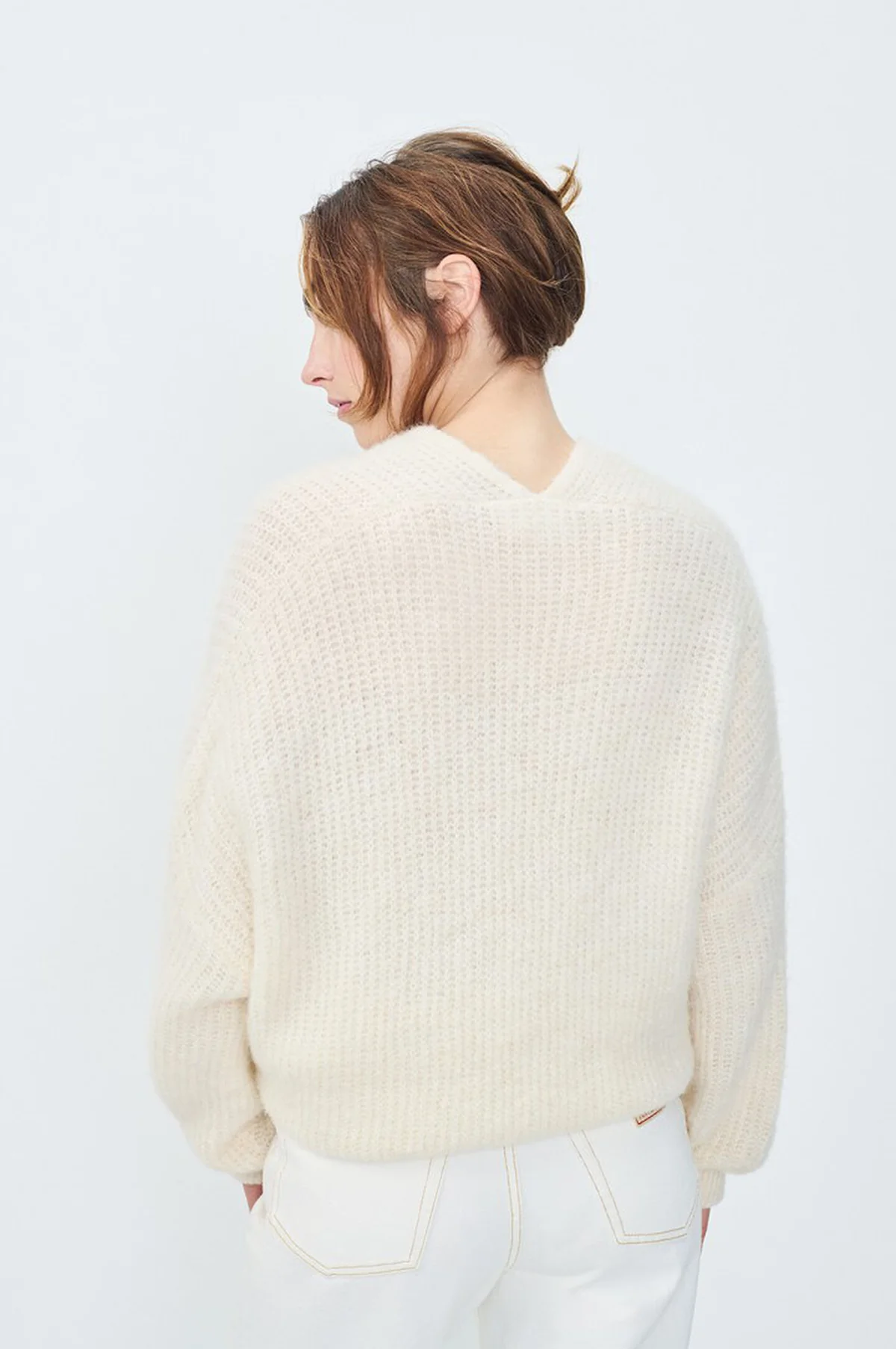 East Cardigan Pearl Melange - Image 3
