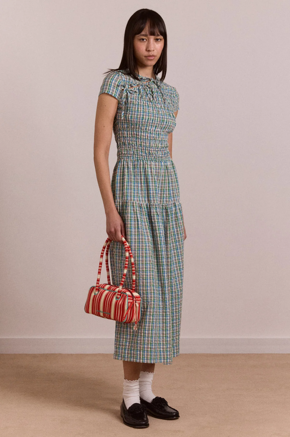 Ebba Midi Dress Picnic Check - Image 2