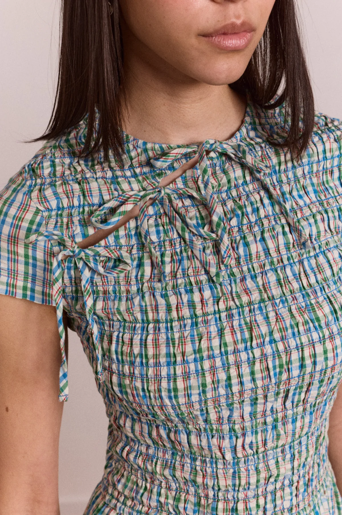 Ebba Midi Dress Picnic Check - Image 5