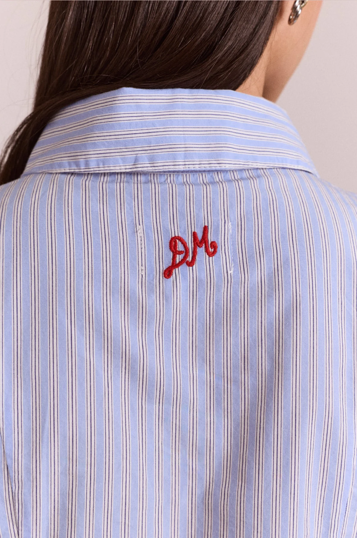 Ebba Shirt Mini Business Stripe - Image 3