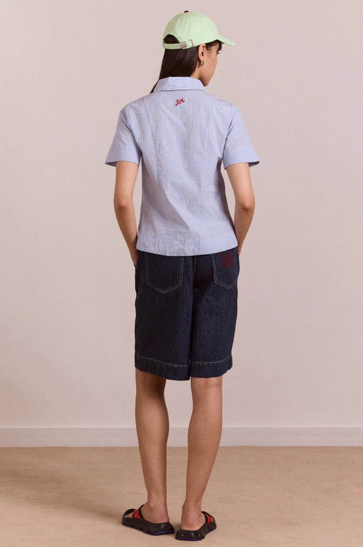 Ebba Shirt Mini Business Stripe - Image 5