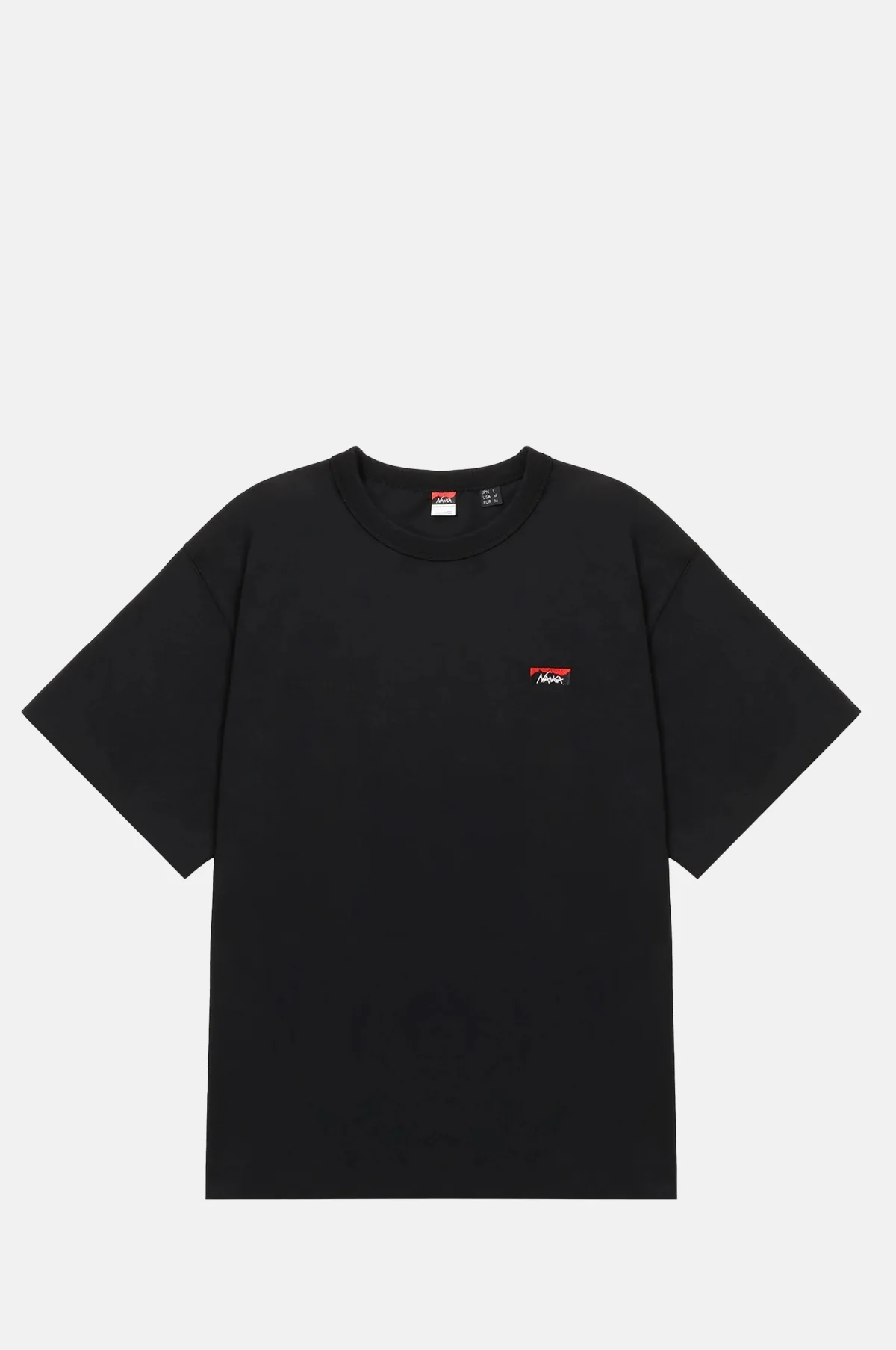 Box Logo Embroidery Tee Black