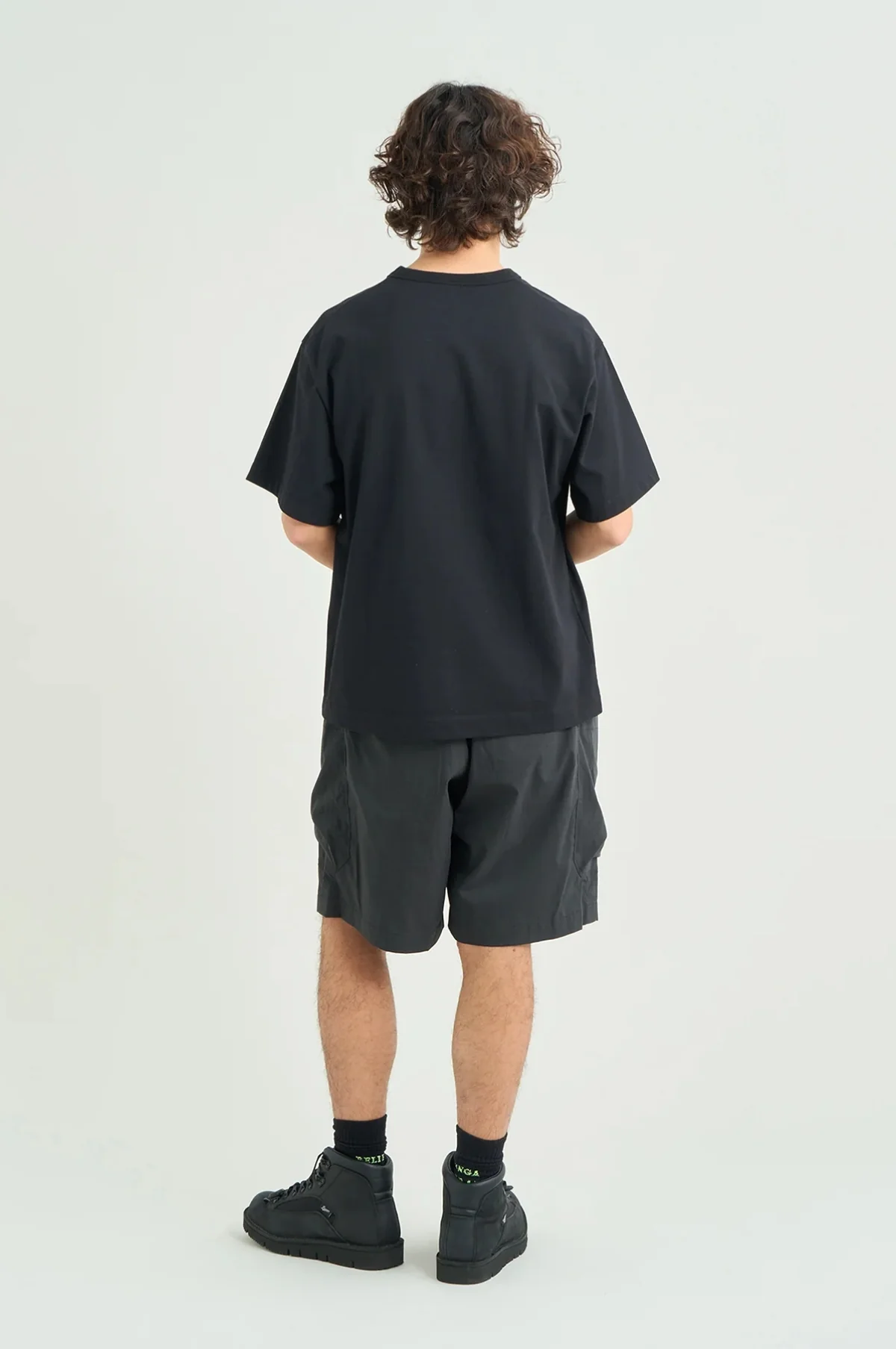 Box Logo Embroidery Tee Black - Image 5