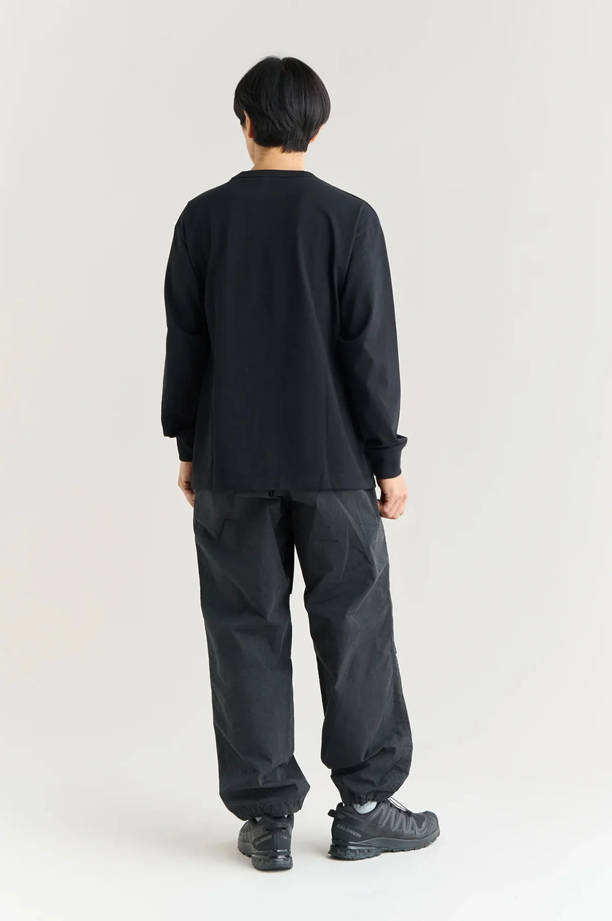 Box Logo L/S Tee Black - Image 5