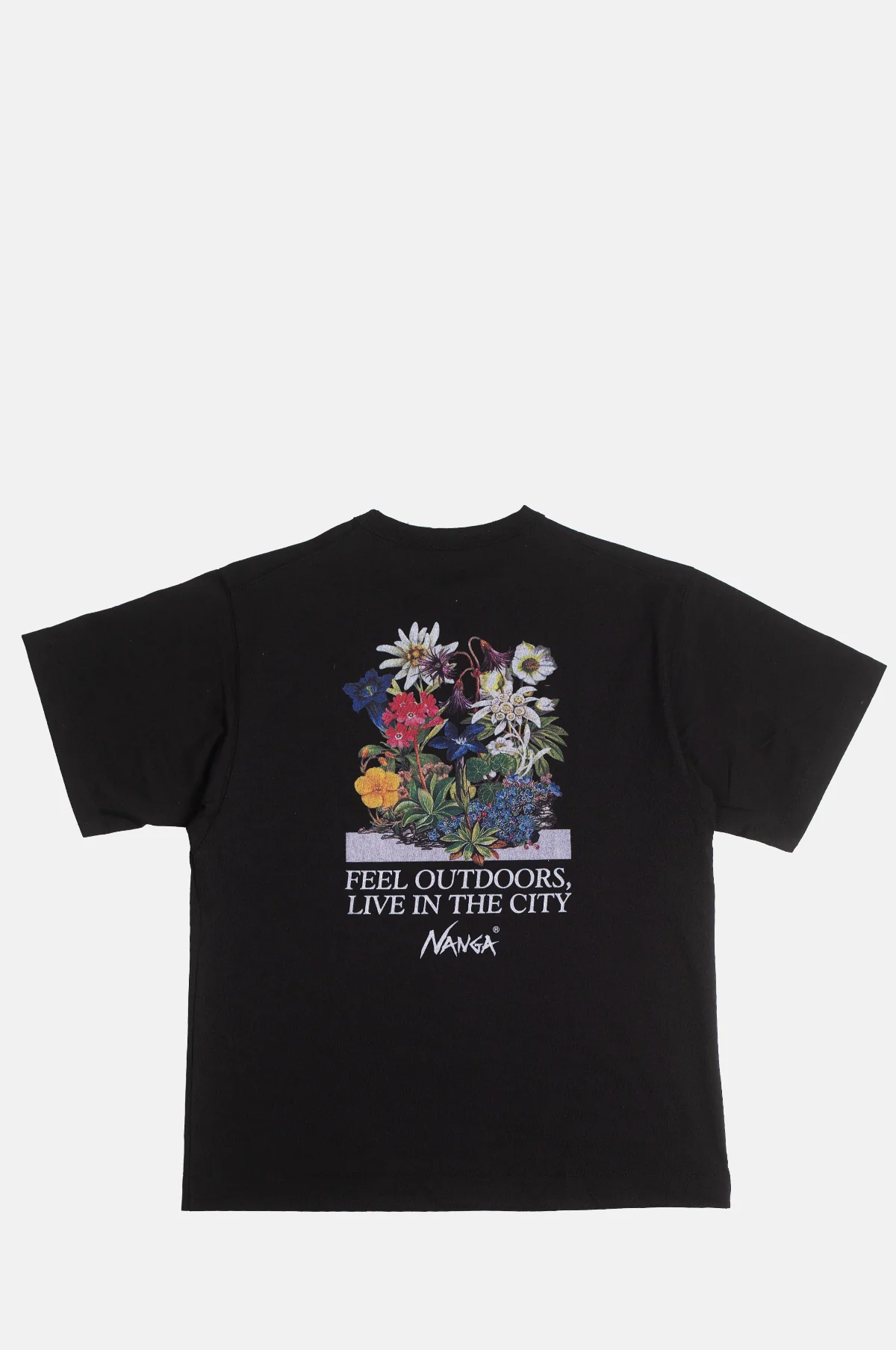 Vintage Flower Tee Black - Image 2