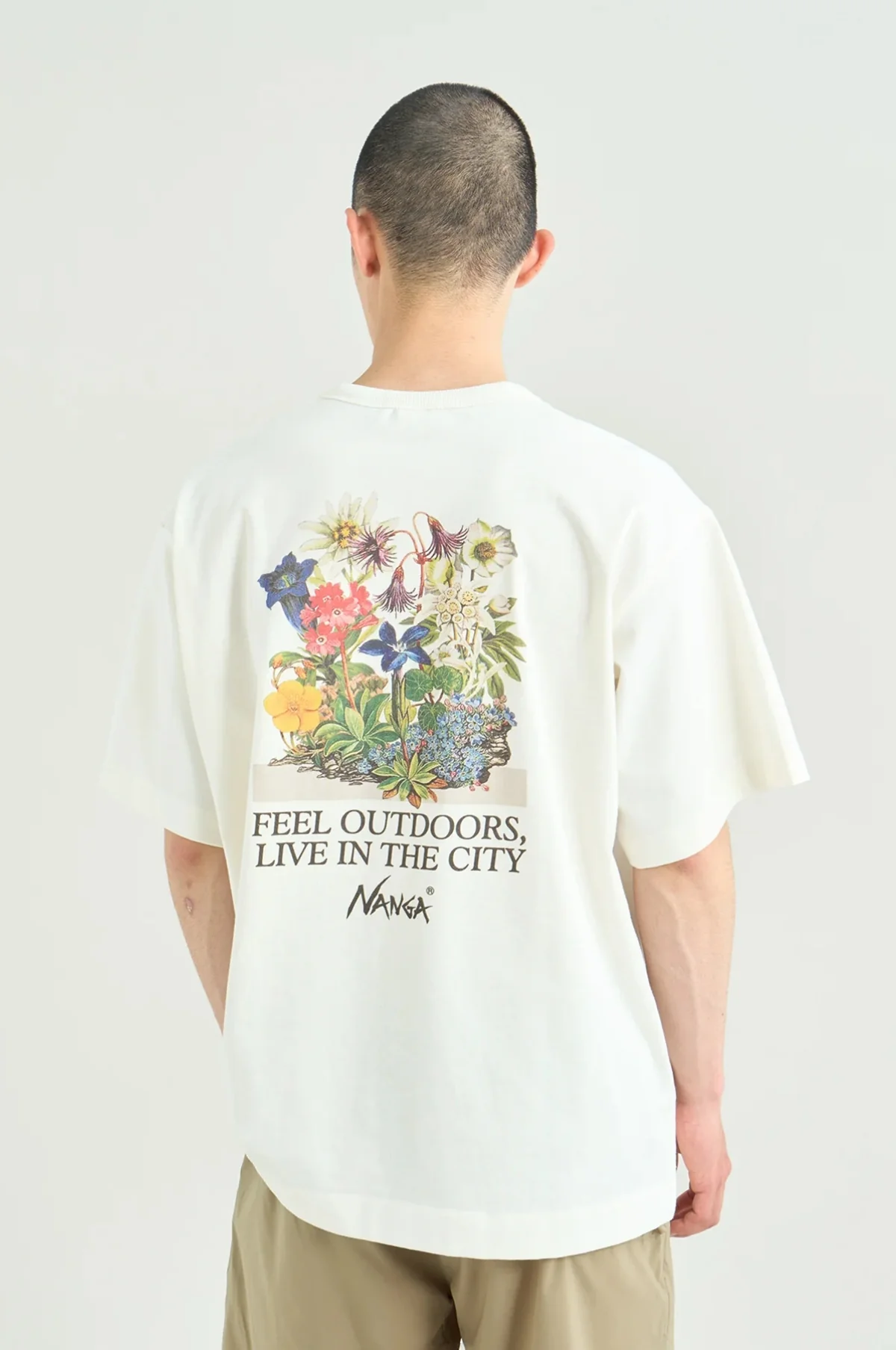 Vintage Flower Tee White - Image 2