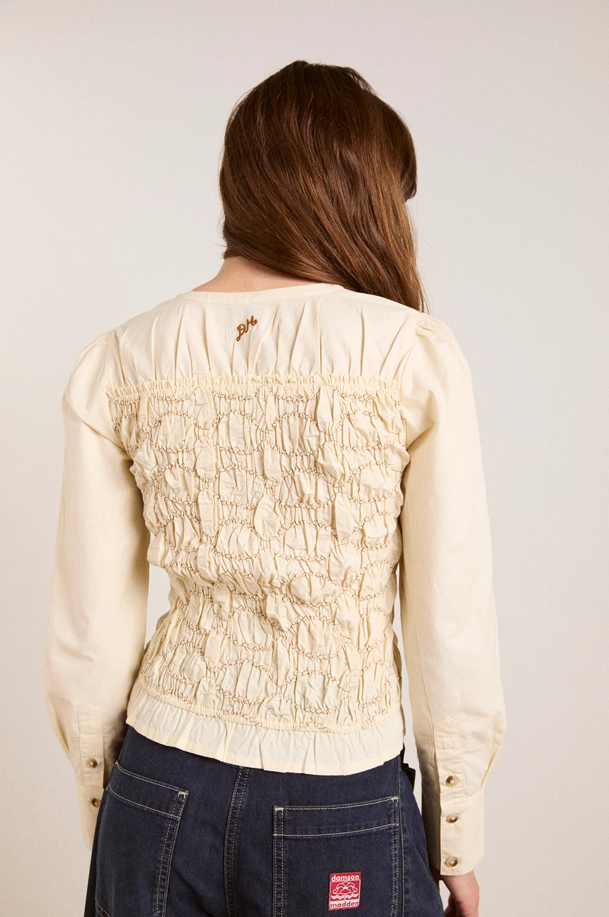 Elliana Smocked Cardi Butter - Image 7