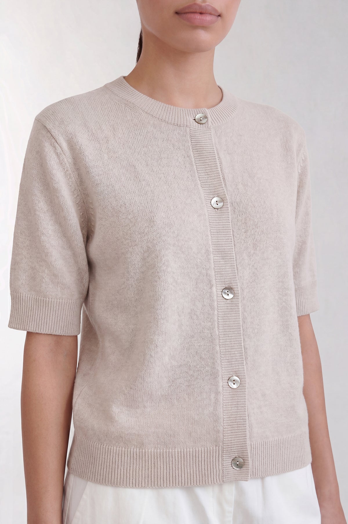 Eloise Cardigan Plaza Taupe Mel - Image 5