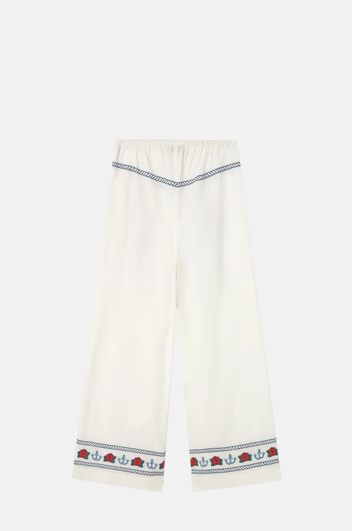 Embroidered Pants Off-White - Image 5