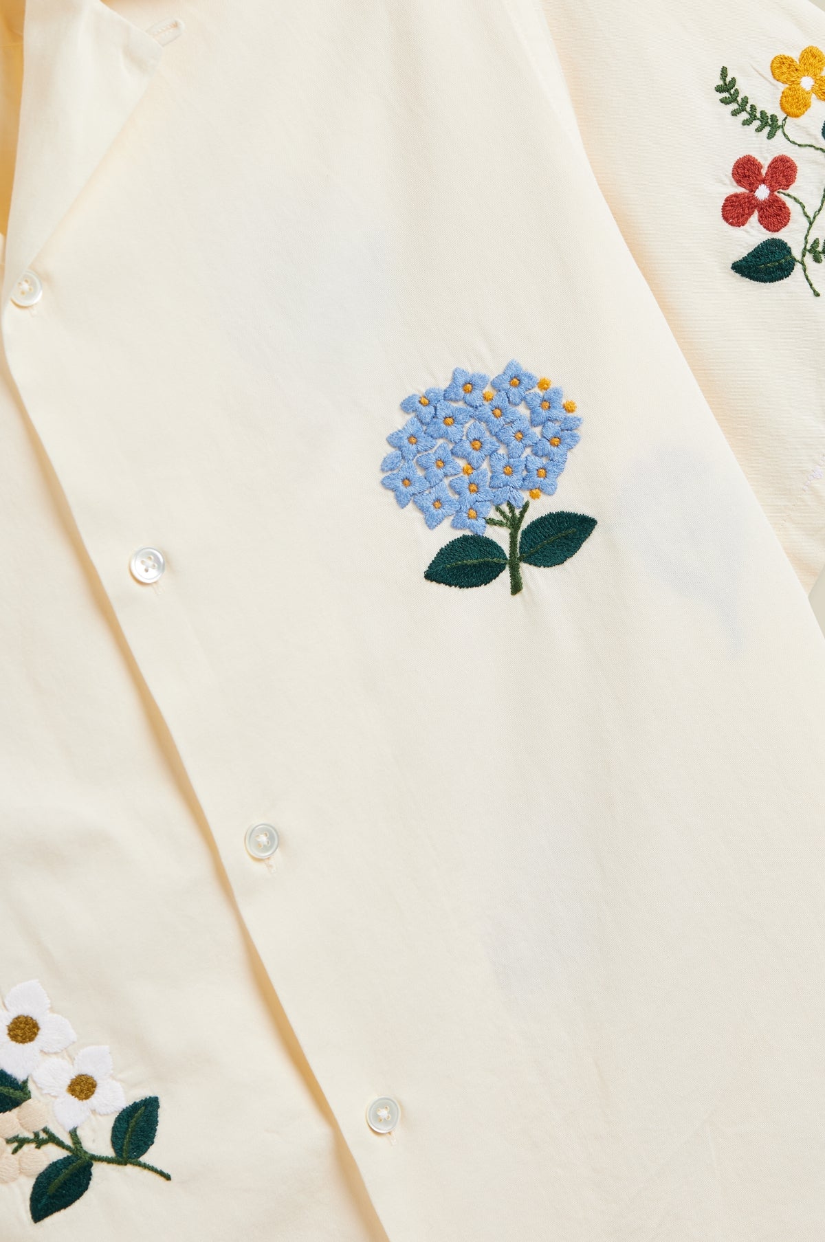 Embroidery Flowers Shirt - Image 3