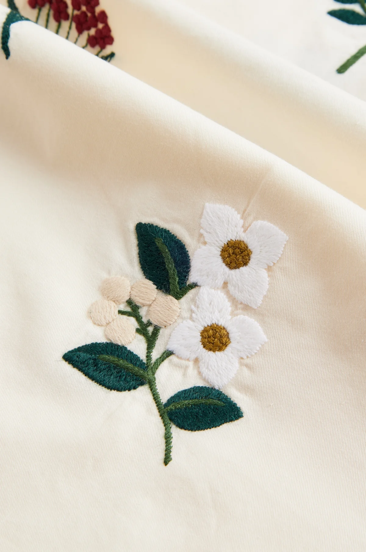 Embroidery Flowers Shirt - Image 4