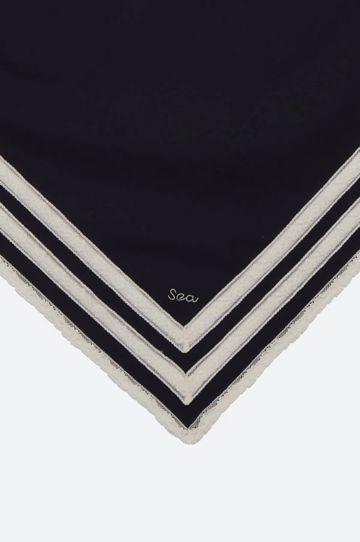 Ethel Solid Handkerchief Navy - Image 2