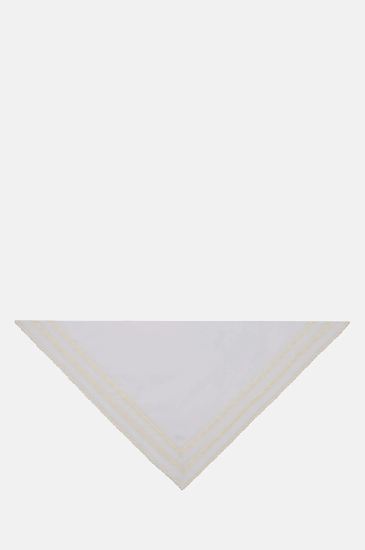 Ethel Solid Handkerchief White