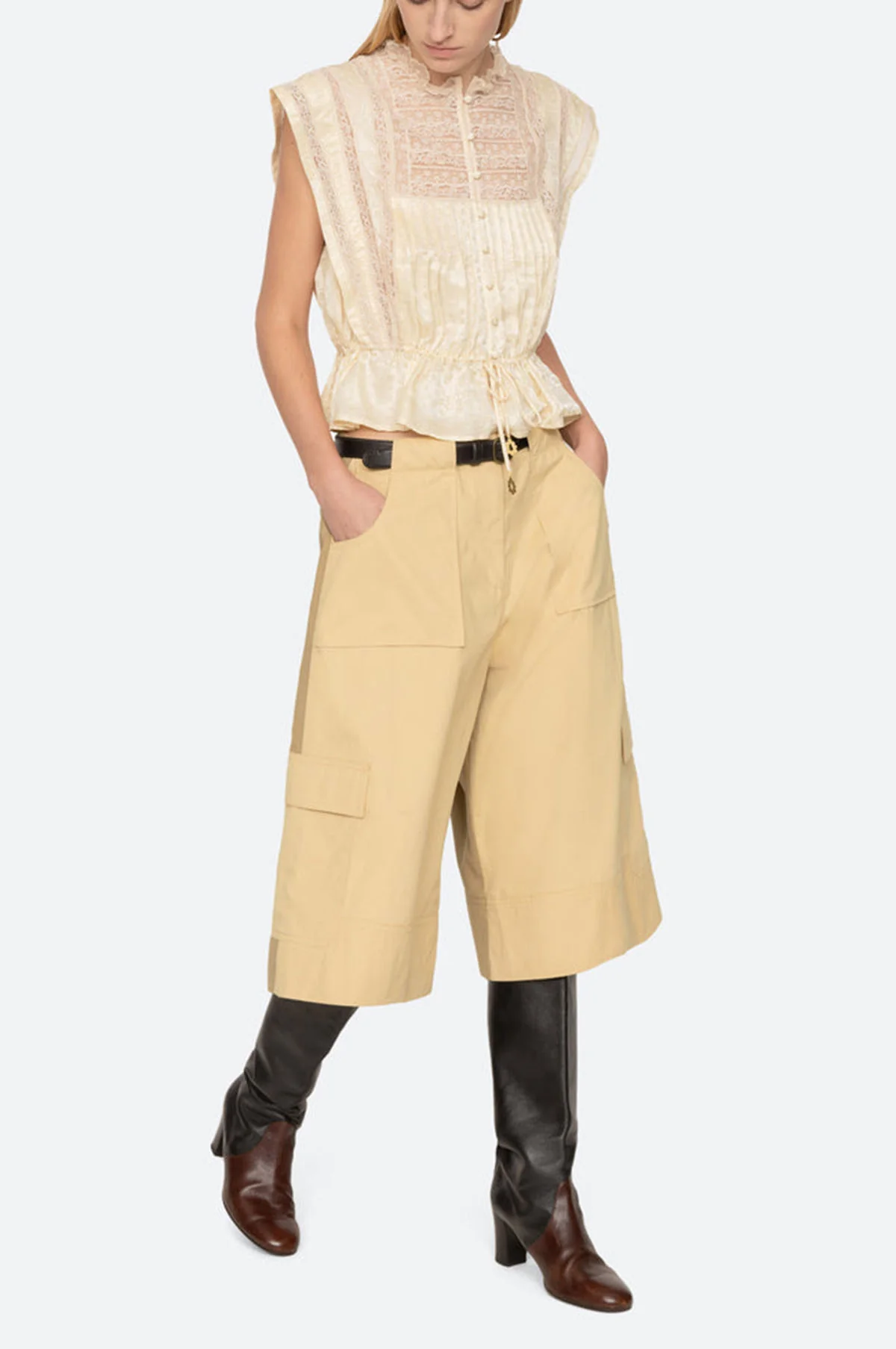 Ethel Solid Tank Top Butter - Image 3