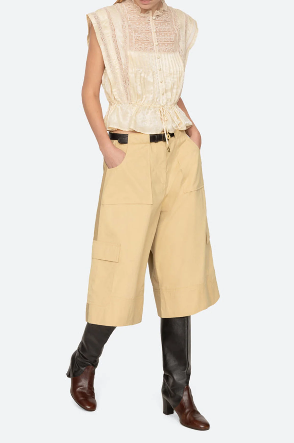 Ethel Solid Tank Top Butter - Image 4