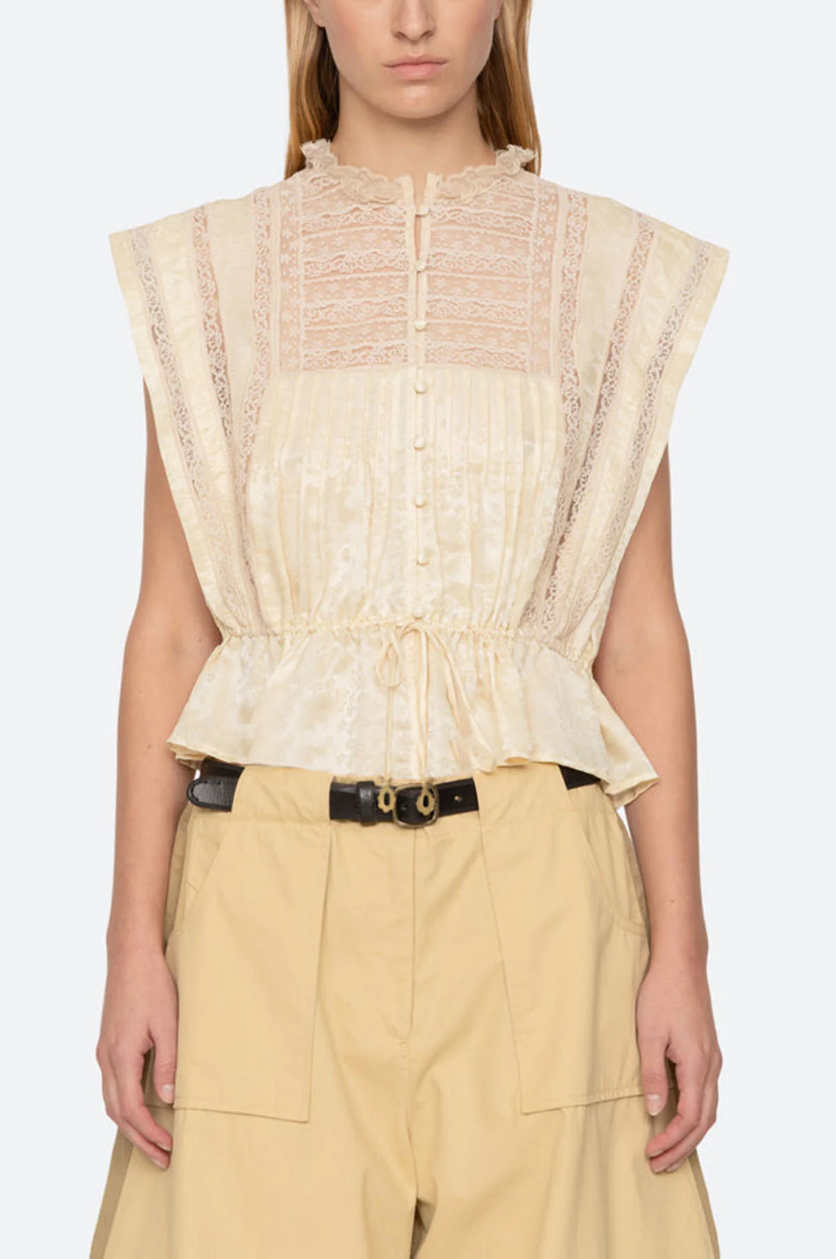 Ethel Solid Tank Top Butter - Image 5