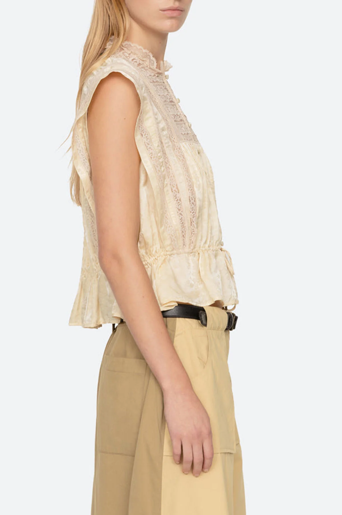 Ethel Solid Tank Top Butter - Image 7