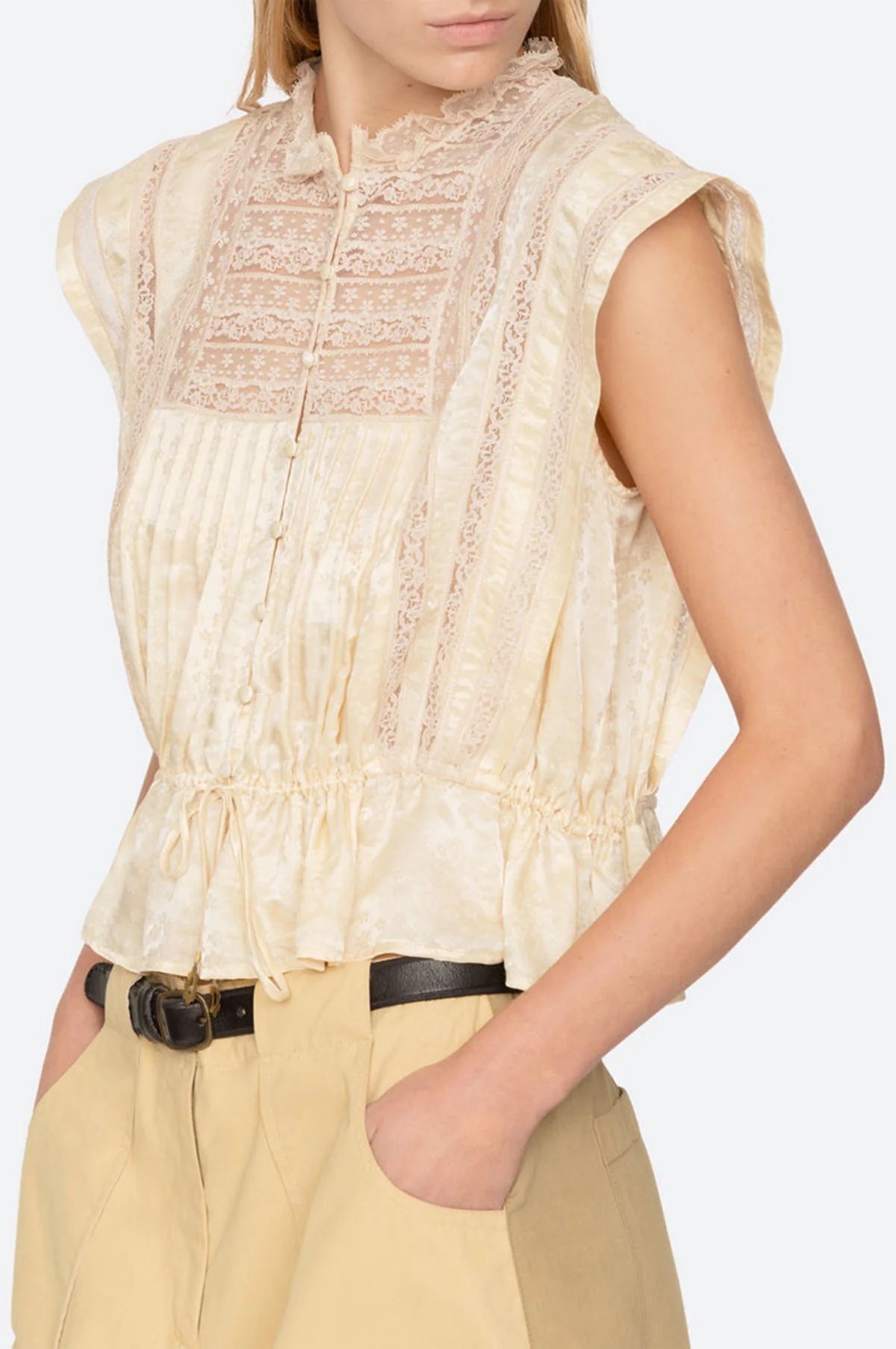 Ethel Solid Tank Top Butter - Image 9