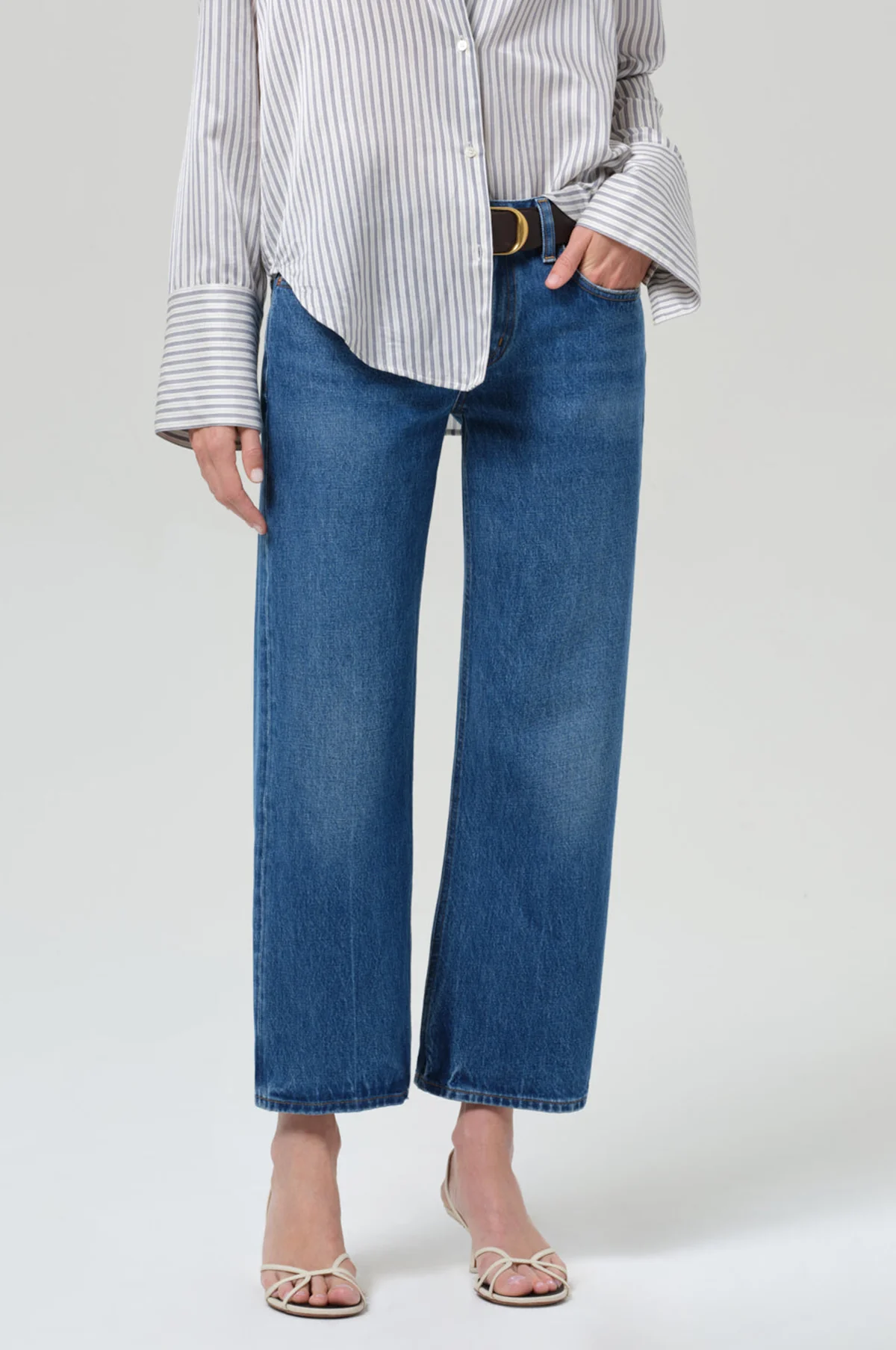 Faye Vintage Straight Azure Blue - Image 4