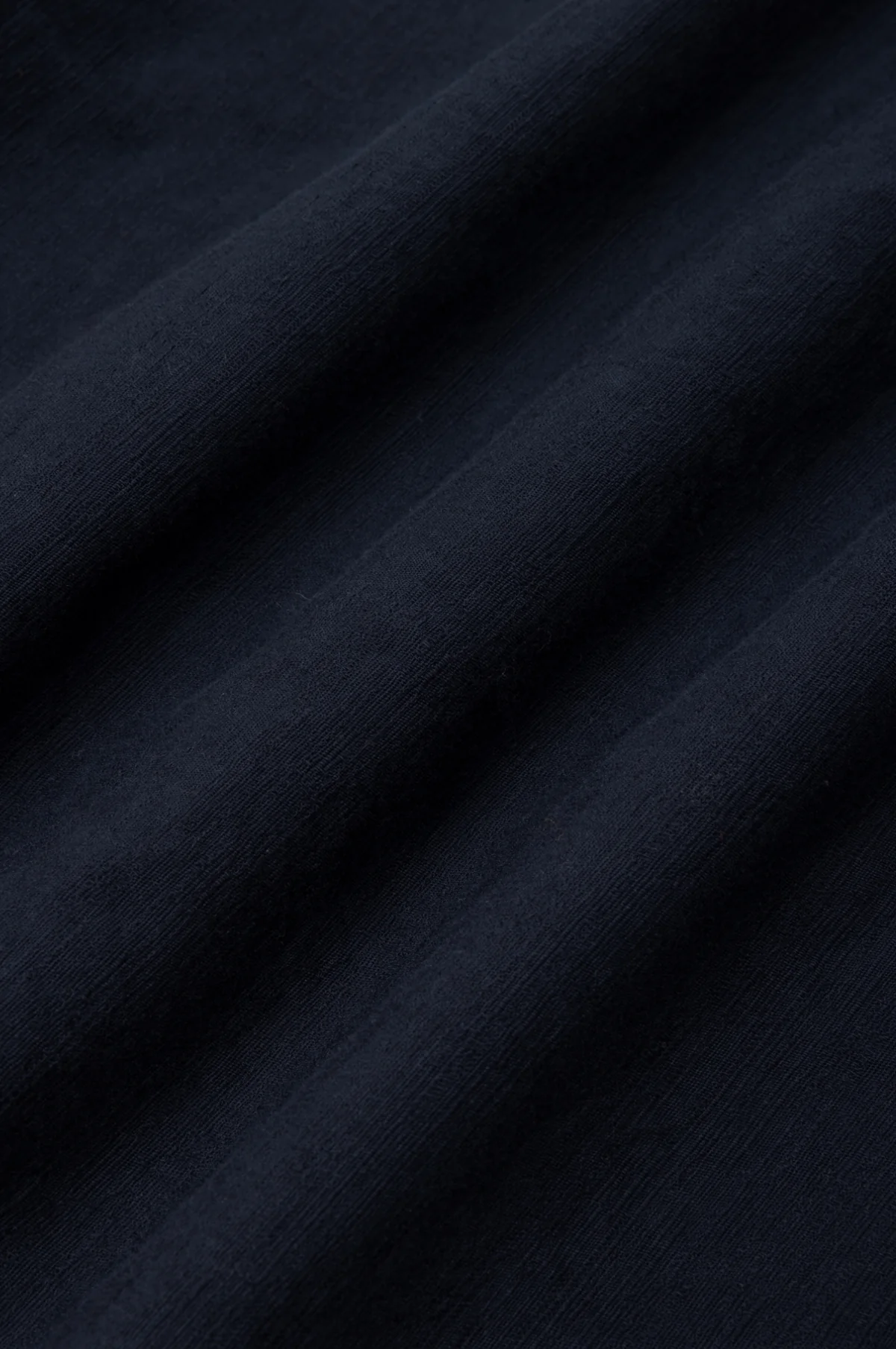Ferness Oversized Shirt Dark Navy Slub - Image 3