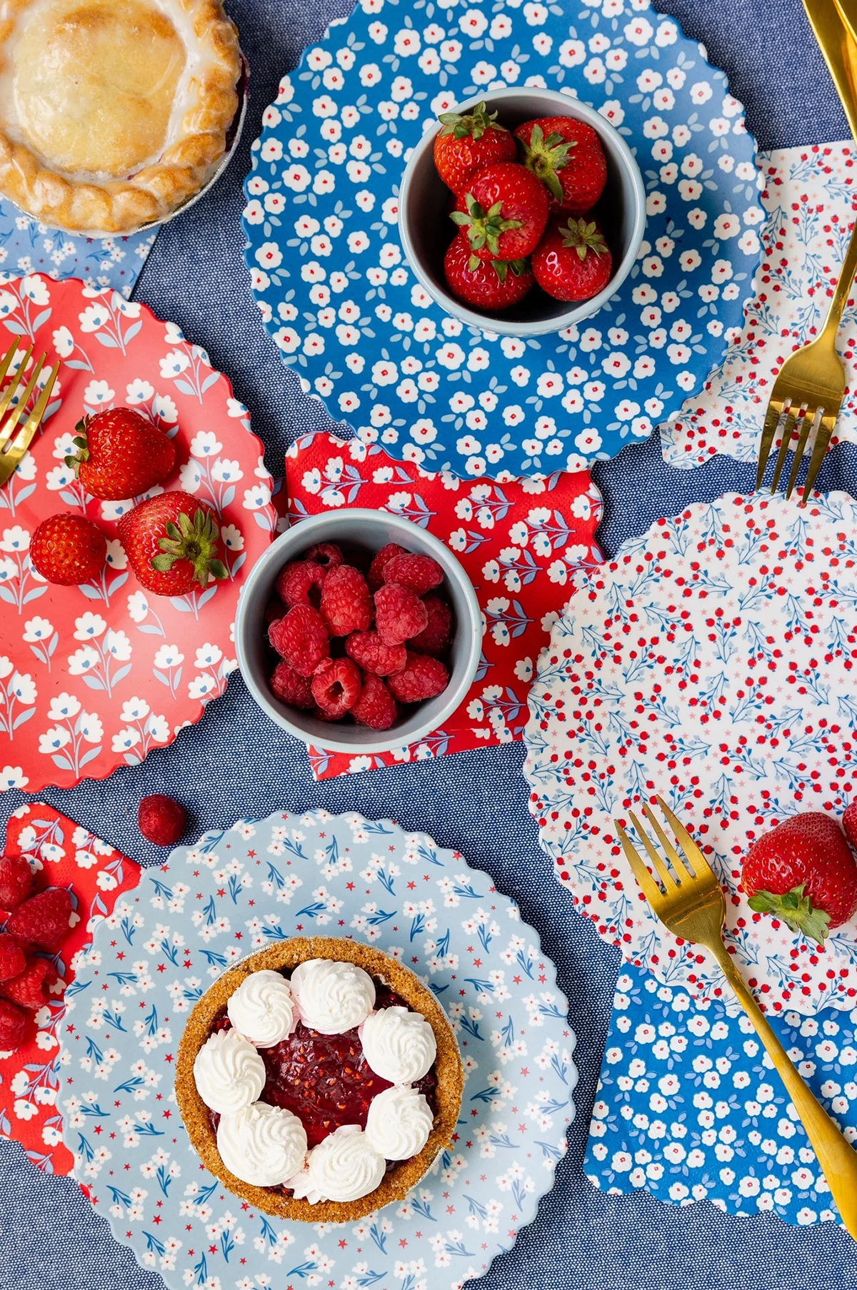 Floral Cocktail Napkin - Image 4