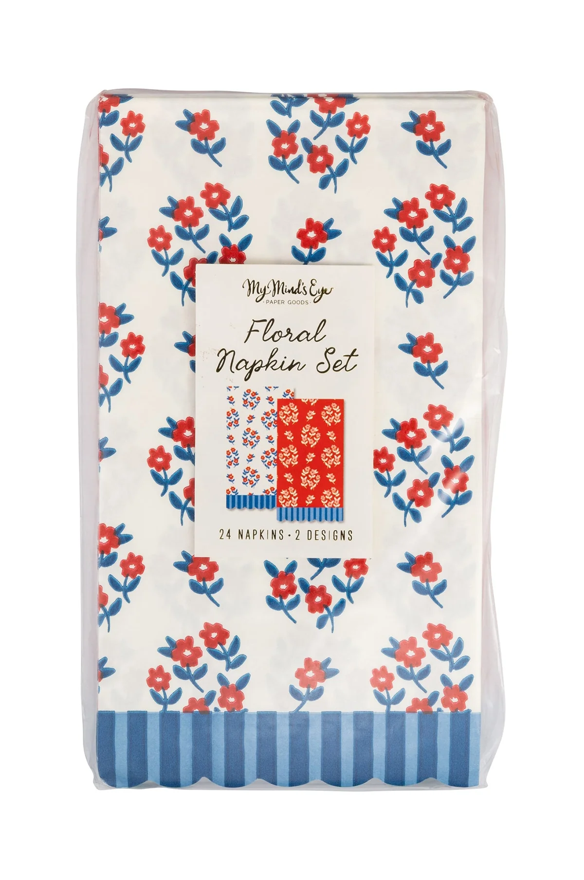 Floral Paper Dinner Napkins - Image 4
