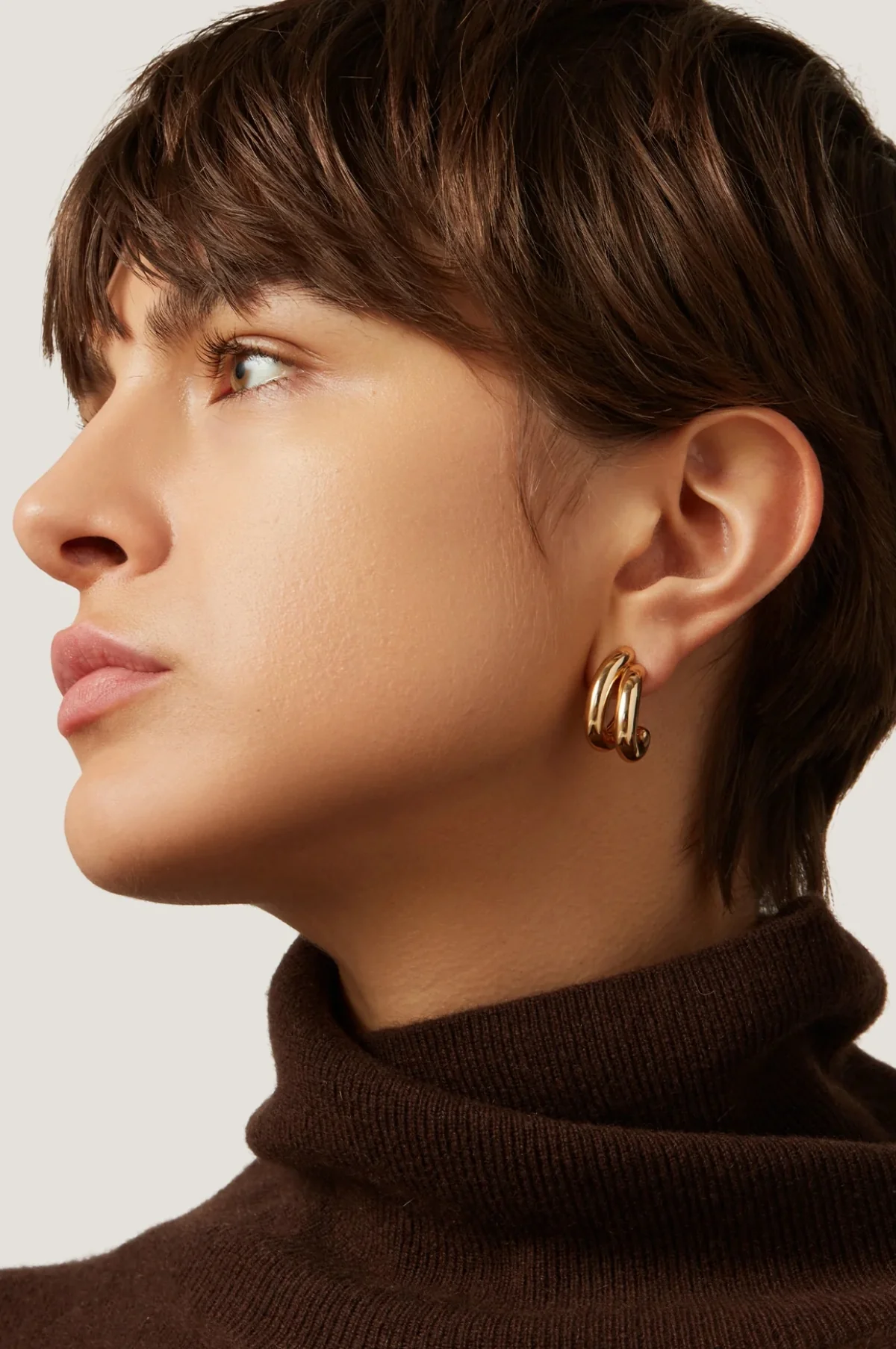 Florence Gold Earrings - Image 3