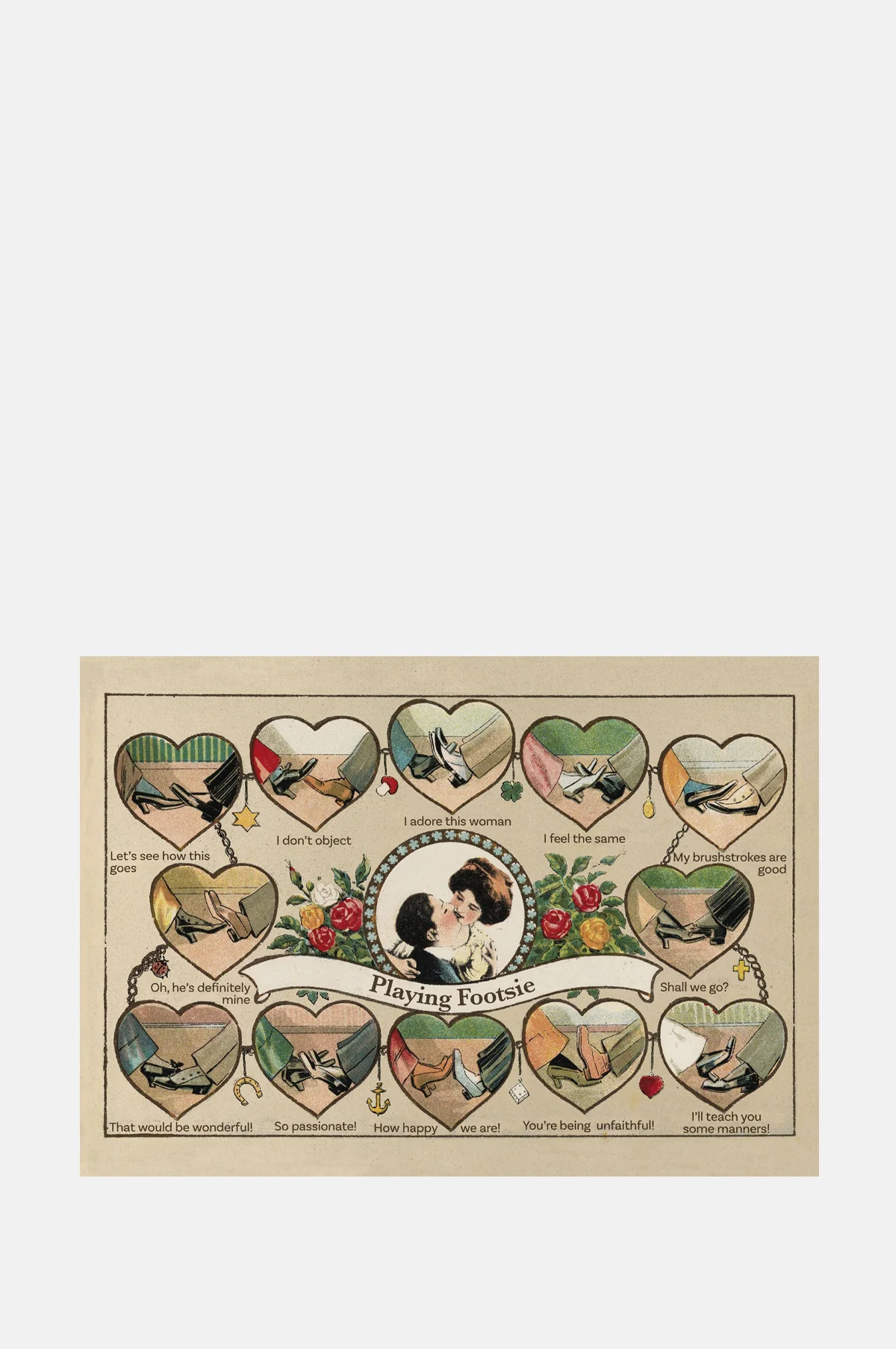 Footsie Greeting Card