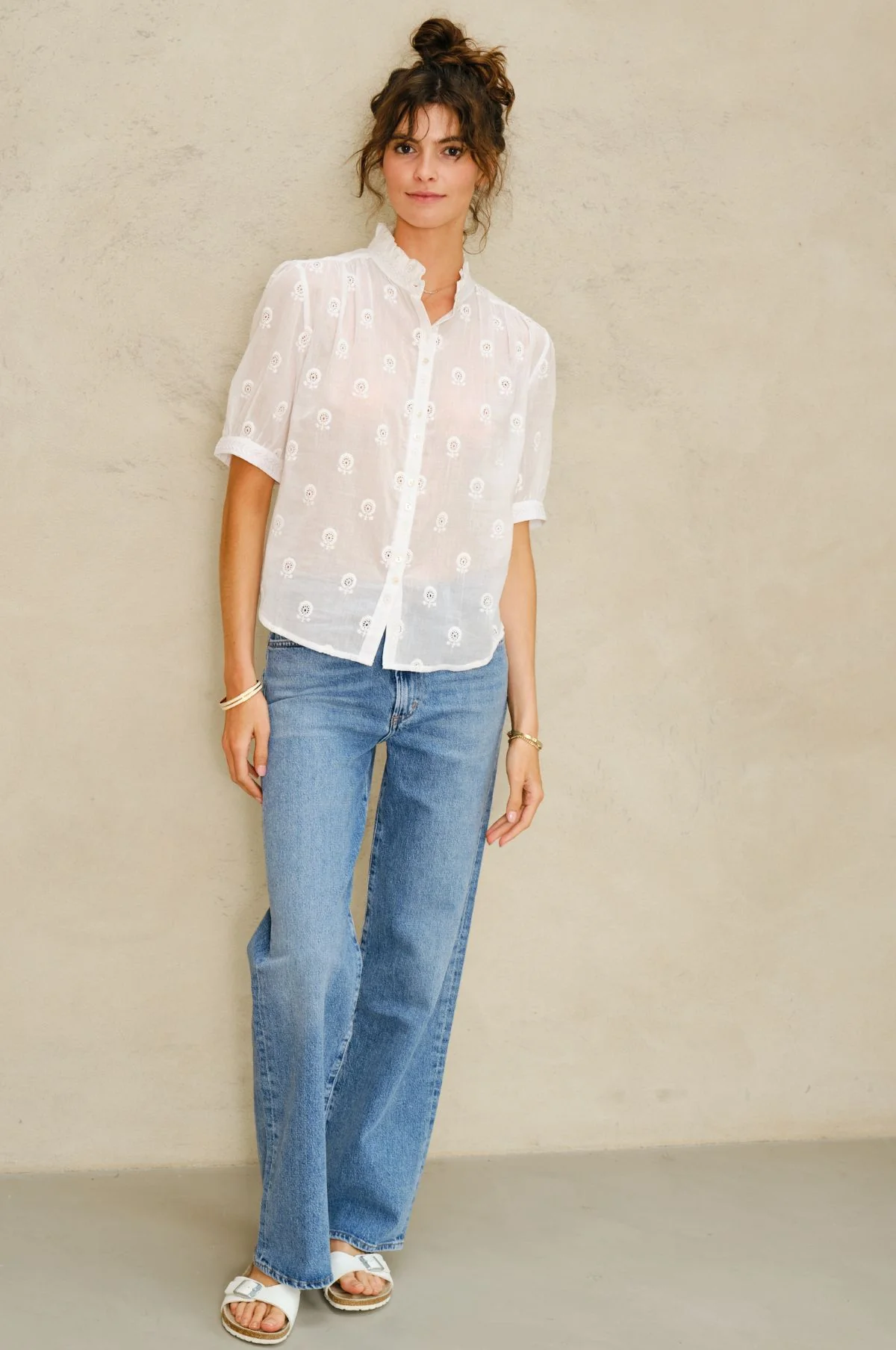 Frani Emb Top White - Image 2