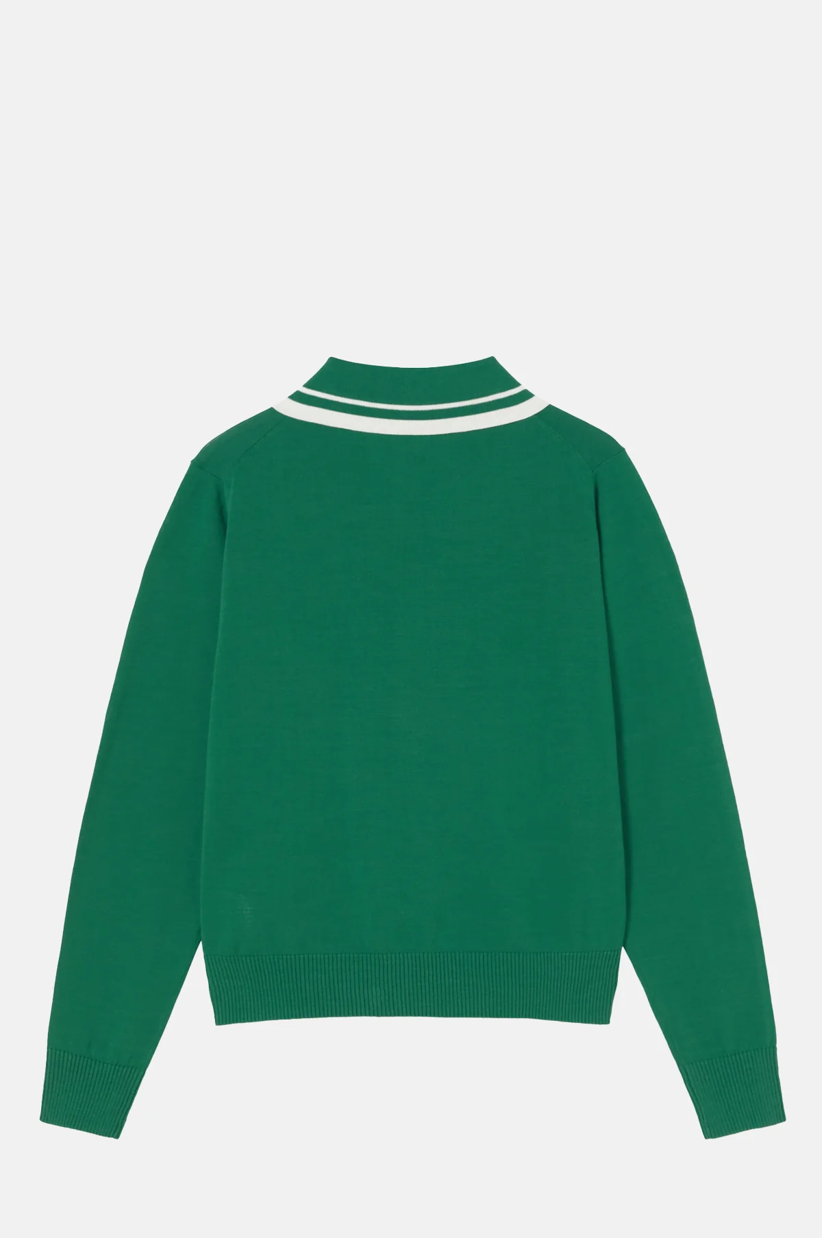 Frank Polo Sweater Dark Emerald - Image 4