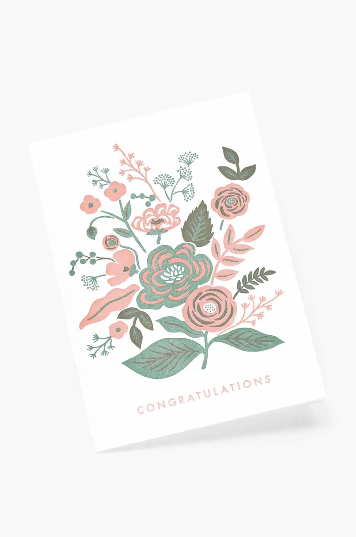 Garden Congratulations Letterpress Card - Image 2