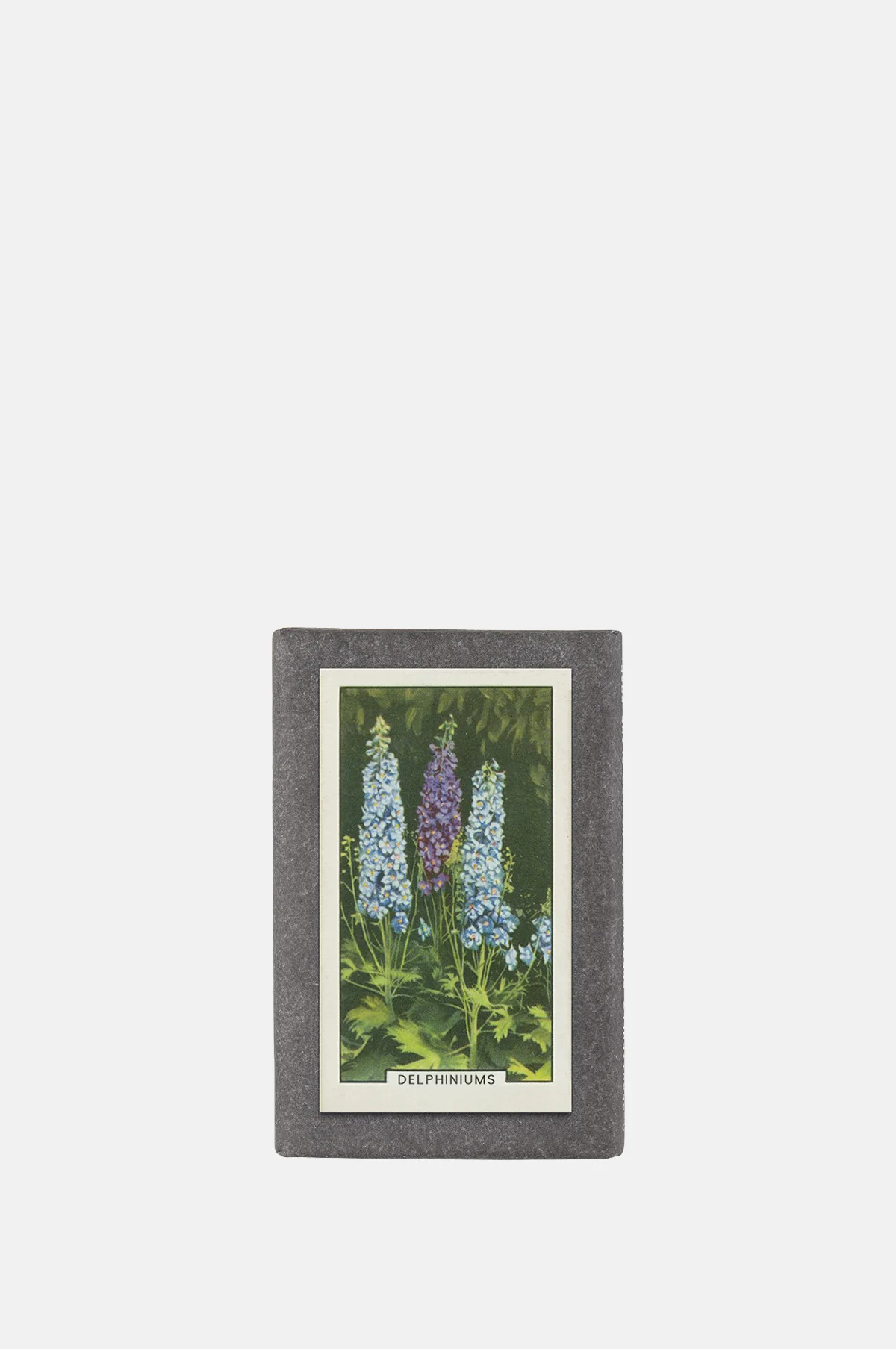 Garden Flowers Label Soap Delphiniums