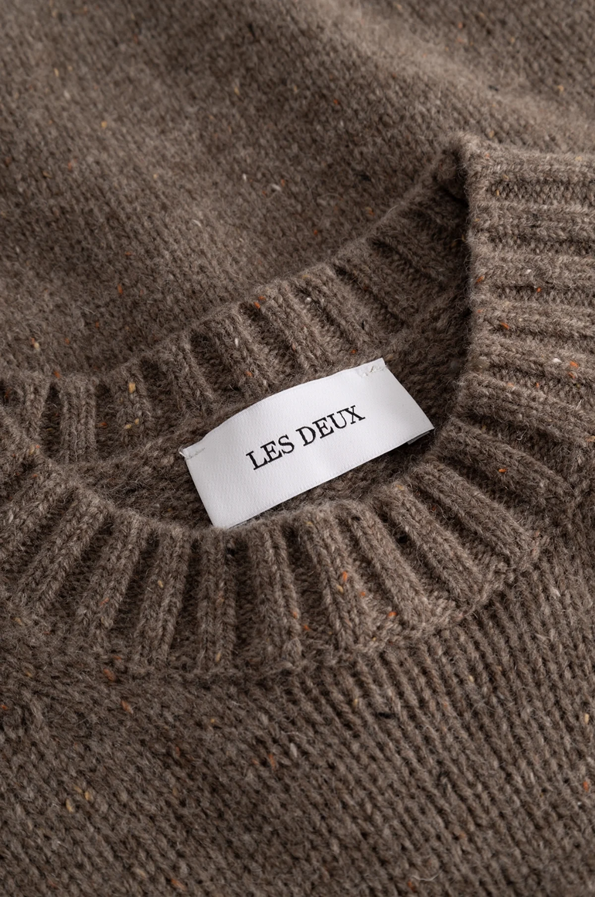 Gary Fleck Roundneck Jumper Mountain Grey Brown - Image 4