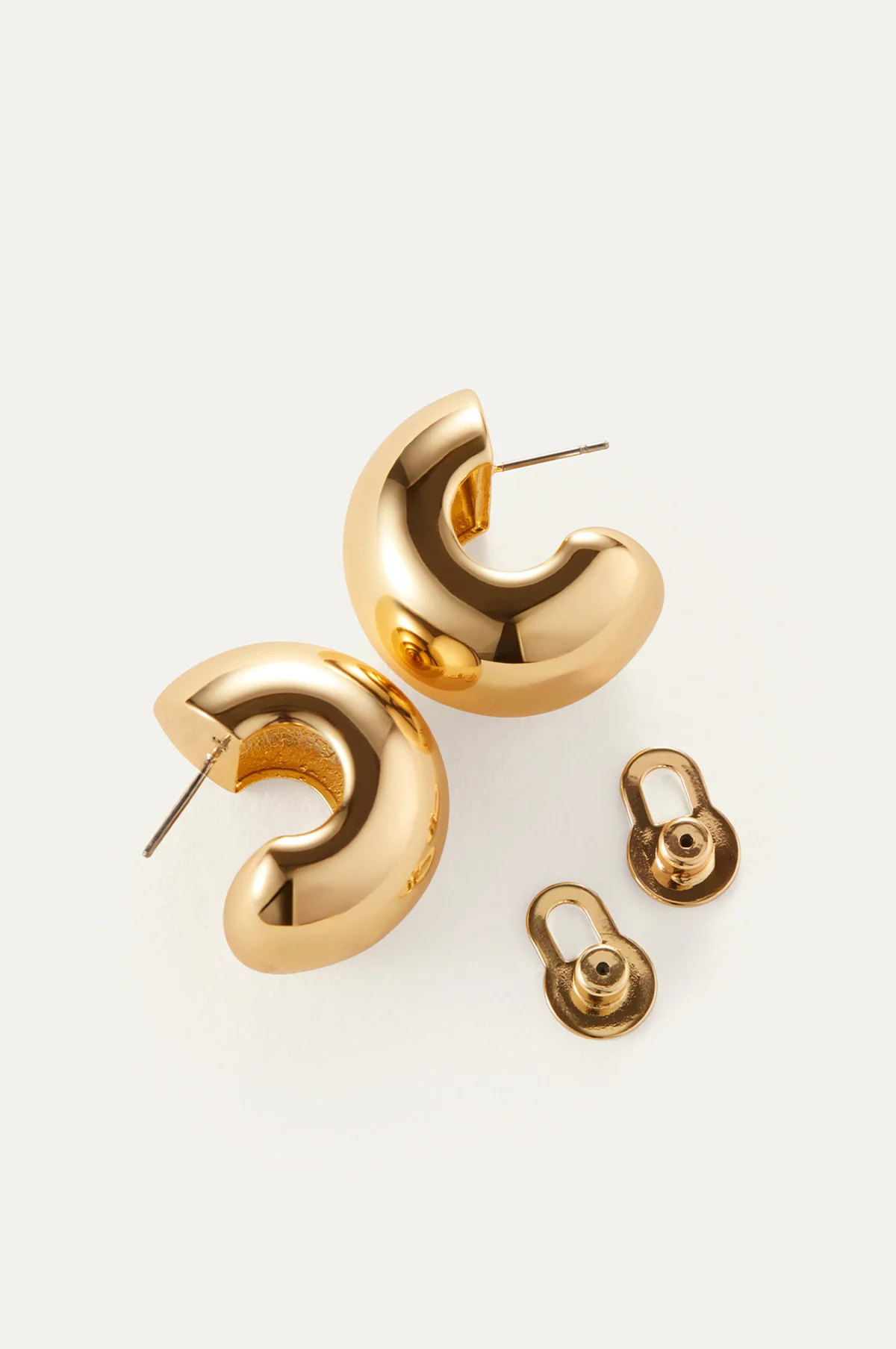 Gemma Gold Hoop Earrings - Image 3