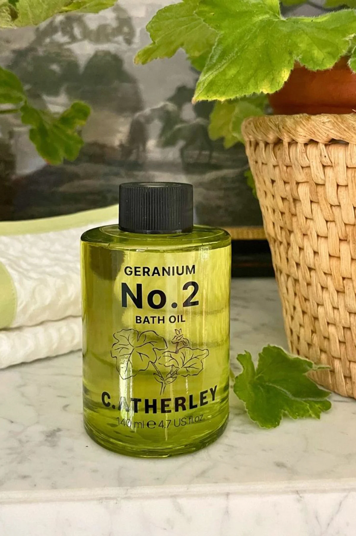 Geranium No.02 Bath Oil 140ml - Image 5