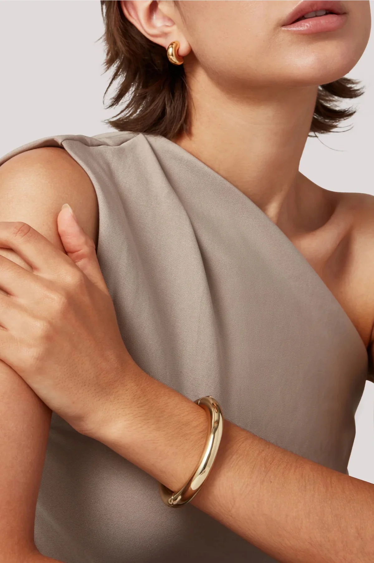 Gia Mega Gold Bangle - Image 4