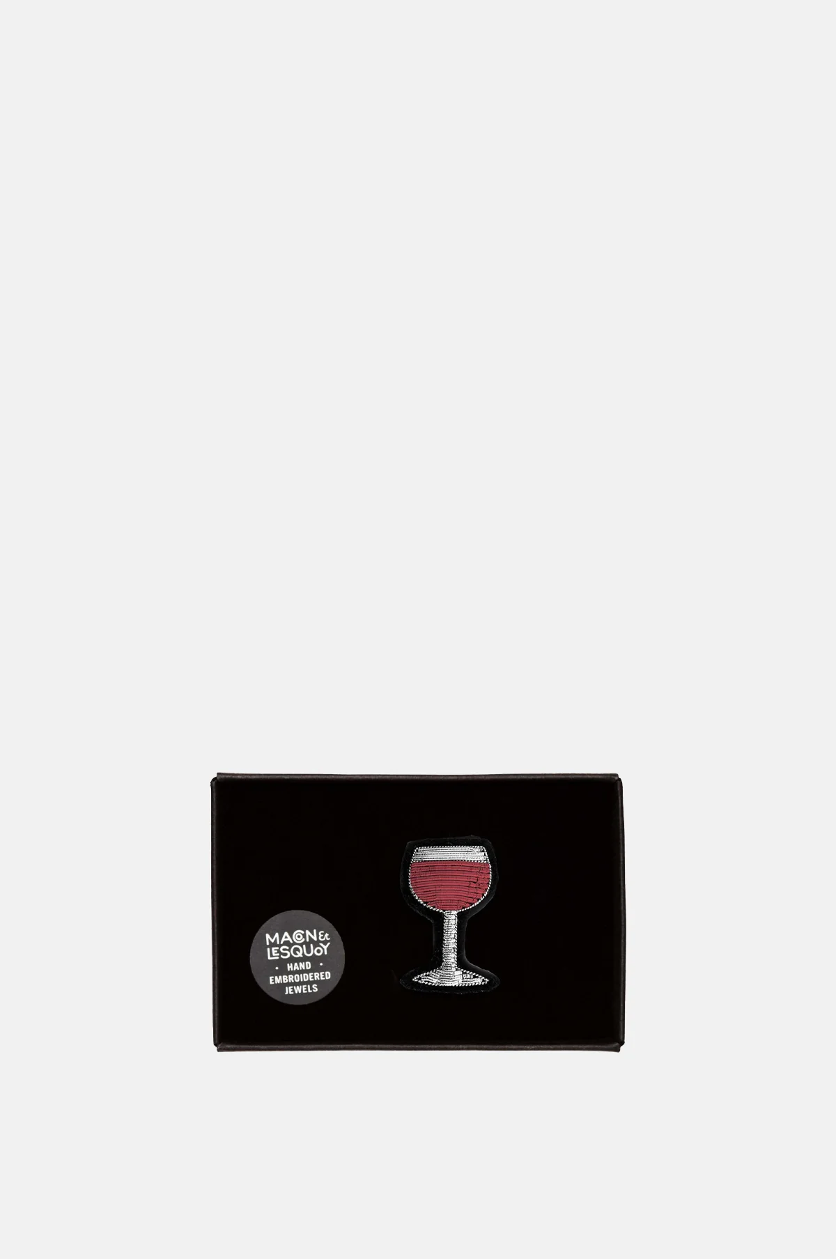 Glass of Red Wine Brooch - Image 2